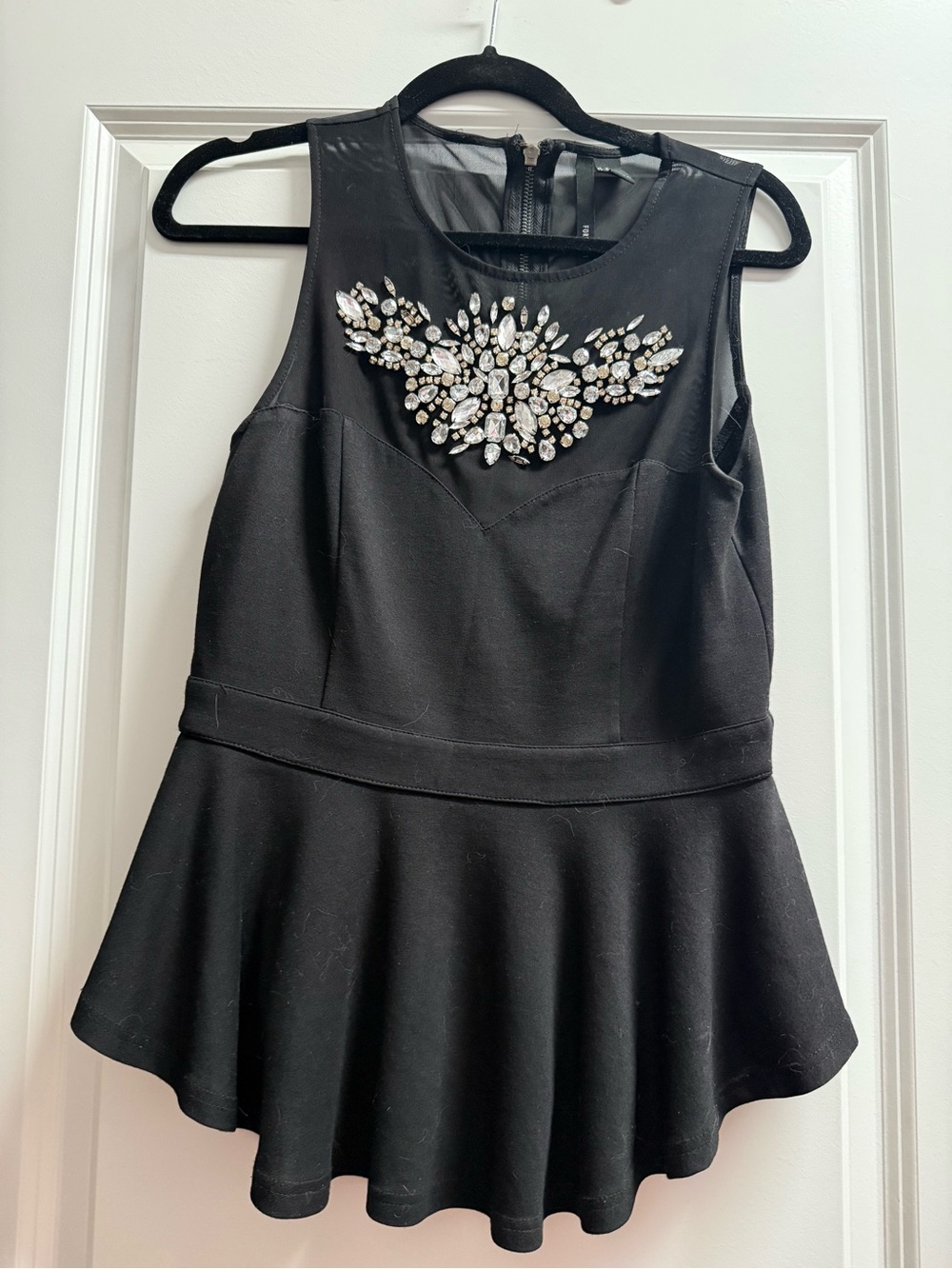 Forever 21 rhinestone peplum
